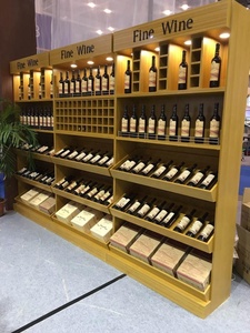 Muebles de madera personalizados, estantes para botellas de vino, armario para vino tinto - Product Image 5