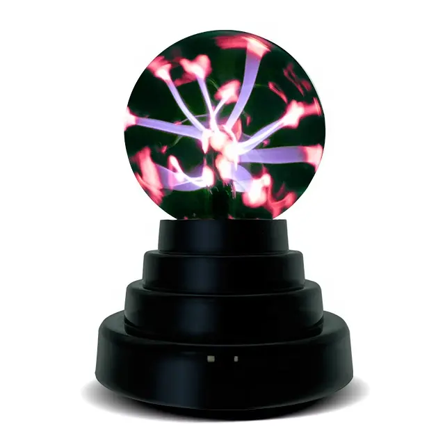 Bola mágica de fantasía tamaño personalizado, Bola de plasma mágica alimentada por USB