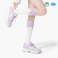 Chaussettes de compression fines et respirantes en nylon, à maille amincissante, confortables toutes saisons, pour femmes, mignonnes, hauteur genou