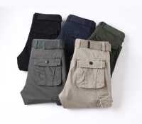 Celana Cargo Bermuda Jogger Ukuran Besar BAWANGCHENG, Anti Air, Katun Spandex, Bernapas, Enam Kantong, Pewarnaan Khusus