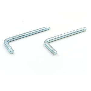 مصنع قفل مخصص عالية اليد يموت قابل للتعديل المحمولة تخزين الزنك عرافة سلسلة مرشح شكل L مطلي للإصلاح - Product Image 4