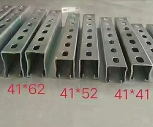 Profilé en C galvanisé pour support sismique – pour panneaux solaires photovoltaïques, chemins de câbles, canaux en U, supports de conduits, supports de câblage (taille personnalisée) - Product Image 6