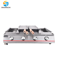 Nouvelle machine à gaufres Taiyaki en forme de poisson coréenne, revêtement antiadhésif, commerciale, 2 plaques, 6 machines à gaufres croustillantes en forme de poisson, machine à gâteaux, nourriture