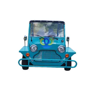 High quality High speed green Electric Moke Car old school style