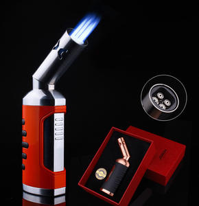 New Arrival <b>Cheap</b> Fancy Novelty Metal Refillable Butane Torch Lighter for Wholesale - Product Image 3