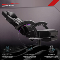 Chaise de bureau gaming grande taille en cuir PU, réglable en hauteur, économique, pour PC Gamer et usage professionnel, vente en gros de haute qualité