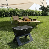 Matériel de barbecue portable sans fumée avec revêtement en poudre, réchaud de barbecue, barbecue extérieur pour usage domestique et camping en plein air