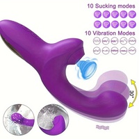 Puissant Vibromasseur à Succion Clitoridienne pour Femme, Stimulateur Clitoridien Torsadé à Doigt, Jouets Sexuels pour Femmes Adultes