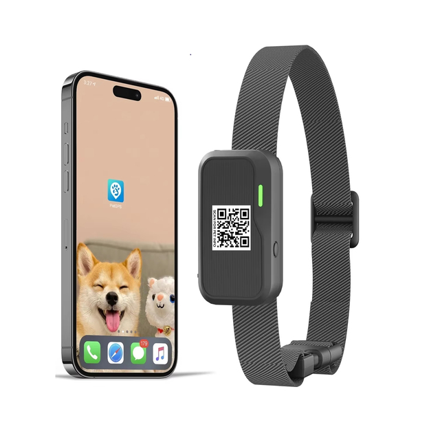 China Supplier Smart Pet GPS Collar Free App Real-time GPS for Tracking Dogs Locater Collar