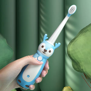 Temporizador y tecnología sónica <span class=keywords><strong>Cepillo</strong></span> de dientes eléctrico recargable para niños con cabezales de <span class=keywords><strong>cepillo</strong></span> reemplazables - Product Image 5