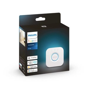 Éclairage intelligent <span class=keywords><strong>PHILIPS</strong></span> Bridge avec passerelle vocale Siri, compatible HomeKit et Matter pour usage résidentiel - Product Image 1