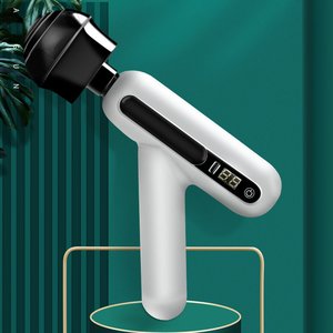 Mini pistolet de massage en alliage d'aluminium avec compresse chaude, appareil de massage musculaire profond pour fascias et tissus, machine de massage de poche avec ventilateur - Product Image 4