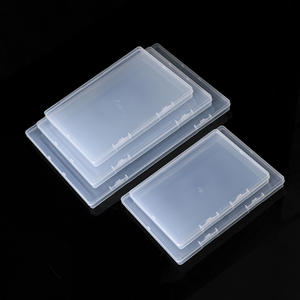 Boîte de rangement en plastique transparent, rectangulaire, format A4, organisateur de bureau transparent pour bijoux, cartes, emballage e-commerce - Product Image 2