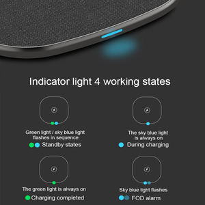 KC – chargeur <span class=keywords><strong>sans</strong></span> <span class=keywords><strong>fil</strong></span> certifié 10w pour iPhone, Samsung, S10, Xiaomi, <span class=keywords><strong>Mi</strong></span> <span class=keywords><strong>9</strong></span> - Product Image 5