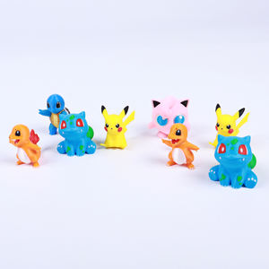 Vashine 3D Imprimé Charmander Coloré PLA Pikachu Action Anime Porte-clés Figure En Plastique Flexible Jouets pour Poke Ball Décoration - Product Image 3