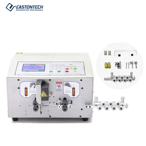 EW-02A fully automatic 0.1-4.5 square mm electric wire cutting and stripping machine 220V/110V PVC 200W