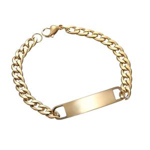 <span class=keywords><strong>Duo</strong></span> YingBracelets de <span class=keywords><strong>couple</strong></span> personnalisés simples tendances gravés au laser en acier inoxydable à rayures en titane Bijoux artisanaux - Product Image 1