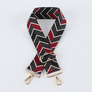 5cm rộng túi phụ kiện Jacquard hình thoi Đụng Độ Màu Vai vành đai Crossbody Dây đeo túi điều chỉnh dây đeo - Product Image 4