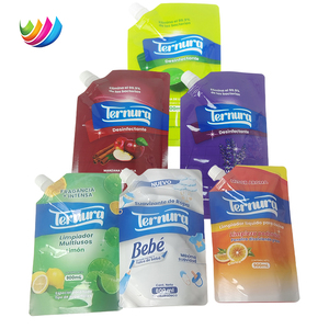 500mL di beccuccio <span class=keywords><strong>richiudibile</strong></span> Design personalizzato piatto sapone beccuccio sacchetto sacchetto di imballaggio in piedi liquido sacchetto di imballaggio - Product Image 5