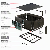 Matériaux préfabriqués de haute qualité, modulaires, extensibles et mobiles pour projets de restaurants, complexes hôteliers, camping en plein air, maisons d'hôtes et salons.