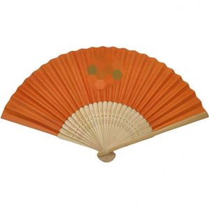 Custom 21cm Bamboo Ribs <b>Fan</b> Folk Art Style Vintage <b>Handheld</b> <b>Fans</b> with Fabric Cover Painted Flowers Business Gift - Product Image 5