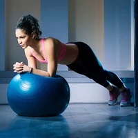 Ballon d'exercice gonflable anti-éclatement pour soulager les douleurs dorsales, ballon en PVC antidérapant pour la physiothérapie, entraînement à domicile, vente en gros