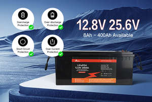 حزمة بطارية Lifepo4 قابلة لإعادة الشحن 12 فولت 24 فولت 48 فولت 50 أمبير 80 أمبير 100 أمبير 120 أمبير 150 أمبير 200 أمبير بطارية أيون الليثيوم - Product Image 3