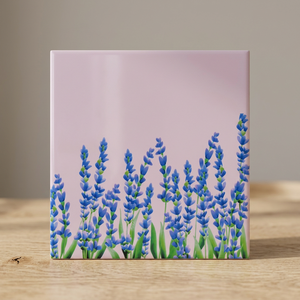Tarjeta de Felicitación Hecha a Mano con Diseño de Ramo de Lavanda 3D, Artesanía de Papel Vietnamita, para el Día de San Valentín y Otras Ocasiones - Product Image 5