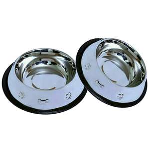 Diseño de lujo Forma única Acabado brillante Acero inoxidable Mascota Perro Cuenco de alimentación Decorativo Lujo Hogar Cuenco de alimentación de acero inoxidable - Product Image 6