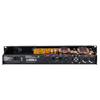 Amplificateur de puissance numérique professionnel 2x1200W 4 Ohm Classe D 1U pour DJ, scène, club, bar, KTV, équipement audio live
