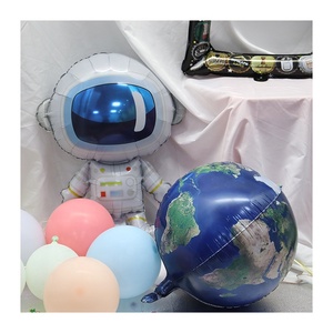 MTF vendite calde forma speciale cartone animato astronauta spazio uomo buon compleanno lamina elio palloncini impostati alla rinfusa mtfballoon - Product Image 2