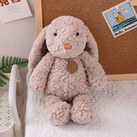 Vente chaude Mignon 35cm 50cm Lapin En Peluche Jouets Doux Coton Tissu Lapin Animaux En Peluche PP Coton Décor À La Maison Enfants Jouet Cadeaux