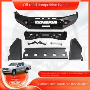 Barre <span class=keywords><strong>de</strong></span> protection sportive modifiée pour pare-chocs avant <span class=keywords><strong>de</strong></span> camionnette Volkswagen AMAROK 2011-2020, installation facile en acier Unity - Product Image 2