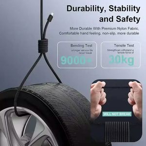 60w 1M Magnetic Usb <b>C</b> Data Cable Winding Usb Type-<b>c</b> Magnetic Coil Fast <b>Charging</b> Charger Magnet Usb Cable - Product Image 2