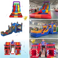 Château gonflable portable en PVC pour enfants, structure de saut commerciale avec souffleur
