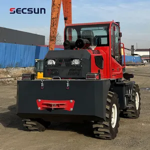 Chinese 4x4 All Terrain Forklift Rear Wheel Steering Diesel Articulated 4wd Forklift 3.5 Ton Rough Terrain Forklift For Sale