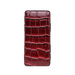 Porte-cartes en cuir PU personnalisé Boshiho, étui à cartes de visite en PU effet crocodile, porte-cartes de crédit RFID - Product Image 6