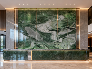 Pierre naturelle verte victorienne de luxe, pierre décorative d'intérieur haut de gamme, mur de fond / plan de travail / évier - Product Image 2