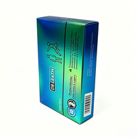 Boîtes à rabat en carton blanc personnalisées, écologiques, imperméables, avec revêtement holographique UV, prix bas, emballage de produits pharmaceutiques OEM