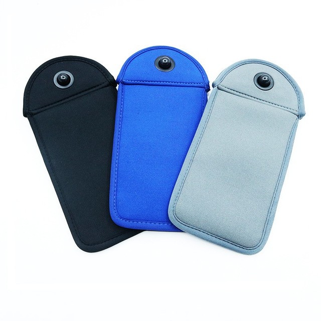 Custom Magnetic Lock Anti-theft Cell Phone Bag Signal Blocking Security Mobile Phone Pouch for School Library Concert