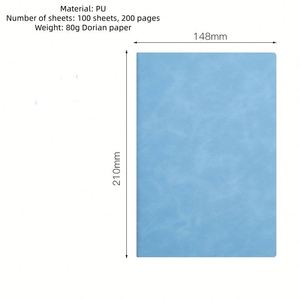 Cuaderno de PU A5 con Logotipo Personalizado, Cambia de Color, 200 Páginas, Papel Daolin de 80 g/m², Cubierta Personalizada, Diario de Oficina OEM para el Hogar - Product Image 3