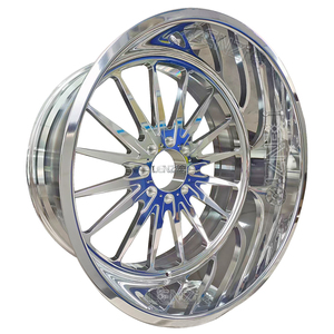 Personnalisation sur mesure de jantes concaves forgées en alliage d'aluminium de 22 pouces, polies, avec une largeur de 14 pouces ET -76 mm - Product Image 4