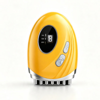 Tragbarer Mini-EMS-Mikrostrom-Heiz-Vibrations-Stein zur Hautverjüngung, Gesichtspflege-Massagegerät für Reisen