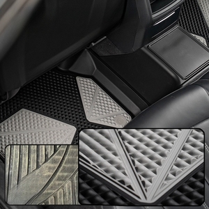 แผ่นรองเม้าส์สำหรับรถ Audi A4 4ชิ้นแบบฉีดขึ้นรูปโลโก้อัลลอยด์ปรับแต่งได้ - Product Image 2