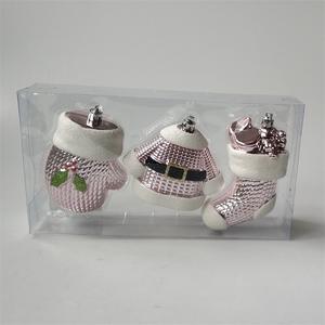 Ornement <span class=keywords><strong>de</strong></span> Noël à suspendre, ensemble <span class=keywords><strong>de</strong></span> trois décorations <span class=keywords><strong>de</strong></span> Noël - Product Image 1