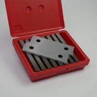 Plaque d'entretoisement parallèle de précision 1/4 pouce pour machines de fraisage, perçage et rectification, outils de serrage d'obus, ensemble parallèle de précision avec dimensions en pouces