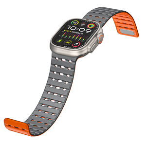 Correa <span class=keywords><strong>de</strong></span> Reloj Inteligente <span class=keywords><strong>de</strong></span> Silicona Magnética Transpirable con Bucle, <span class=keywords><strong>Precio</strong></span> <span class=keywords><strong>de</strong></span> Fábrica BEEFLYPOWER, para Apple <span class=keywords><strong>Iwatch</strong></span> <span class=keywords><strong>Serie</strong></span> 10, 11, 45mm, 49mm - Product Image 5