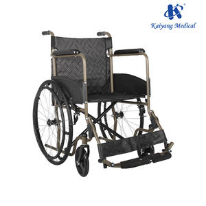 Moderne Handmatige Rolstoel, Rolstoeltrolley Opvouwbare Kleine Lichtgewicht Draagbare Ouderen, Duw Mobiliteitswagen Voor Gehandicapten - Product Image 6