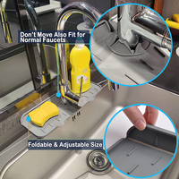 Tapis de protection anti-éclaboussures en silicone pour robinet de cuisine, tapis absorbant pour évier, tapis de drainage pour robinet, vente en gros