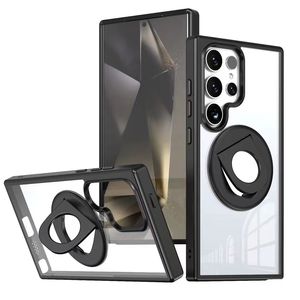 Nouveau Design Magnétique Téléphone Cas Acrylique Couverture Avec <span class=keywords><strong>360</strong></span> Rotation Stand pour <span class=keywords><strong>Samsung</strong></span> S24 ULTRA S23 FE S22 Plus S21 A13 A23 A53 A73 A14 - Product Image 1